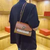 Modeketen Gekleurd Klein Vierkant 2023 Herfst Nieuwe Stijl Veelzijdige Dames Crossbodytas Met Eén Schouder 75% Fabriek Directe Verkoop