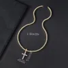 Halsband Herrkvinnor Hip Hop Cross 4mm Zircon Tennis Chain Cold, Delicate Bling Fashion, Creative Necklace bleknar inte och är fulla av lyxig zirkonhalsband