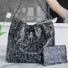 Canal hobos sacola camélia bolsa 10A designer saco balde sacos de lixo sacos de couro de pele de cordeiro totes mulheres sacos de ombro corrente diamante impressão bolsas bolsa