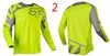 Camisetas para hombre, novedad, cuello redondo, Fox Letta, motocicleta todoterreno, camiseta de manga larga de secado rápido, ropa deportiva para ciclismo 7GS2