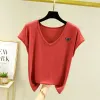 Fashion cotton lovers T-shirt female male T-shirt designer clothing casual summer women's brand short sleeve designer classic T-shirt