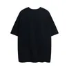 Mens G T-Shirts Plus Size Tees Clothes Summer Half Sleeve Sweater Mens Short T-shirt Casual Line Tops Round Neck Clothing Large Black Shirts CYD24022303-8