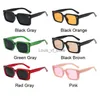 Sunglasses Vintage Rivet Square Sunglasses Woman Brand Designer Personality Sun Glasses Female Fashion Orange Retro Oculos De Sol H24223