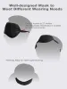 Masaj USB Isıtmalı Göz Maskesi Yeniden Kullanılabilir USB İpek Buharlı Göz Maskesi Göz Masajı Uyku Gözü Şimlik Anti Karanlık Dairesi Yama Göz Bakımı