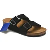 Högkvalitativ designer Birkinstocks Comforts Sandaler Famous Leather Men Women Buckle Strap Flip Flops Classic Clog Suede Platform Slides Summer Slippers Shoes 36-46