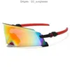 Designer Oakleies Solglasögon Oakly Okley OKI Cycling Glasses OO9098 Cykel Sport Polariserad tre -bitar som körs Vindtät och sandtät 50ID