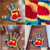 Carpets Handmade Palm Rug Shape Tufted Carpet P Fluffy Soft Mtiple Color Home Decor Living Room Bedroom Aesthetic Drop Delivery Gard Dheya