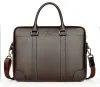 Sac à dos Porte-documents pour hommes Fourre-tout Sacs pour ordinateur portable pour hommes Business Sac à bandoulière Homme Pu Cuir Bureau Exécutif Designer Sacs à main Portefeuille