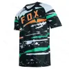 8QAW T-shirts pour hommes Hommes manches courtes robe de descente Bat Fox cyclisme séchage rapide maillot de motocross montagne enduro vêtements de vélo vtt