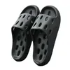in Women Cheese Slippers Hollow for the Bathroom Quick Drying Couple Non Slip Mens EVA Sandals Green Pink 214 Dryg Pk