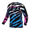 Męskie koszulki męskie bat Fox Mtb Jersey Downhill Motocross koszulka górska rower offroad dh enduro Cycling Maillot Ciclista 5nJS