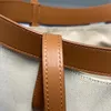 Hoge kwaliteit ILO handtas mode dames designer katoenen canvas zachte lijnen tote graanleer katoenen voering crossbody tas waterdichte schoudertas portemonnee