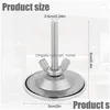 Kitchen Faucets 2 Inch Sink Hole Ers Set Stainless Steel Faucet Er Tap Plug Cap Kit For Leakage Prevention Drop Delivery Home Garden Dhh53