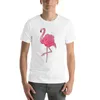 Polos pour hommes T-shirt à manches courtes avec motif flamant rose