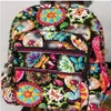 NWT Cartoon Flower School Bag Backpack Travel Bag Duffle Bag236D