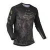 SCTK Men's T-shirts Summer Fox Multiple Camo Mountain Bike Off Road Motorcycle Outdoor Cycling Suits Quick Dry Breathable Long T-shirt