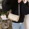High End Chain Small Square for Women's 2024 New Trendy Fashionable Shoulder Bag, Simple and Stylish Crossbody Bag 75% factory direct sales