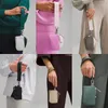 DHGATE LU Dual Pouch Wristlet Keychain Cardholder Pink Designer Wallet Women Man Luxury Purse Cardholder Coin Purses Lu Nylon Canvas Plånböcker Key Pouch Coin Pocket