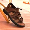 Steg i komfort ut äkta stil läder fiskare sandaler mäns casual skor - perfekt för sommar- och utomhusäventyr 527 Geny Door B -dörr