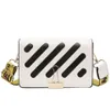 Small Square Women Stripe High-capacity Shoulder Bag Fashion Women's Leisure Messenger Handbag G220422259M