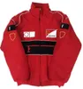 F1 Racing Suit kurtka z długim rękawem retro motocykl motocyklowy motocykl zespół Zima bawełniana odzież haftowa ciepła kurtka YF2024