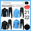 21/22 niños hombres chándales de fútbol MILIK PAYET Marsella Survetement fottball Traje de entrenamiento veste maillot de foot Olympique OM chándal kit de jogging de fútbol