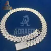 Custom Wholesale Drop Shipping Hip Hop Necklace Sier 8Mm 10Mm 12Mm Iced Out VVS Moissanite Cuban Link Chain For Men