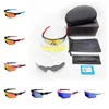 Lunettes de soleil Oakleies Oakly Okley Oki Lunettes de cyclisme Oo9001 Sports de vélo polarisés Ensemble de trois pièces Courir coupe-vent et anti-sable R5dz SIYZ IHSE