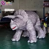 Atacado 4x1.7x2m altura ao ar livre gigante inflável dinossauro animal desenhos animados triceratops modelos para evento publicidade decoração do zoológico com ar