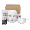 Apparaat 7 kleuren Licht Led gezichtsmasker met nek foton huid Herjuvening Face Care Treatment Beauty Anti Acne Therapy Whitening Device