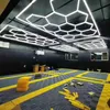 Honeycomb LED Light Garage Light Hexagon LED Lamp LED Tube Takbelysning för Auto Car Body Repair Workshop Drop Leverans 3 års garanti