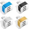 USB Splitter 3 porty USB 2.0 HUB Szybki ładunek Expander wielokrotne interfejs samochodowe USB Extender Tablet Tablet Ładowarki