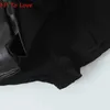 Юбки-шорты Y2K с заниженной талией Мини-металлическое кольцо Плиссированные из искусственной кожи трапециевидной формы Черные шорты на молнии Blogger Button Solid Outfit YQ240223