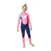 Costumi da bagno da donna Muta da sub in neoprene da 2,5 mm Muta da sub a maniche lunghe per bambini Mantenere caldo e freddo Protezione solare Rash Guard Ragazza