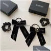 Elastici per capelli Stile coreano francese Grande cuore Scrunchie Ragazza Dolce Testa Corda Alta fascia elastica Accessori con confezione regalo Drop De Dhale