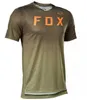Herr t-shirts Summer Fox Outdoor Sports Bike Off Road Speed ​​Dry Breatble Rund Neck Kort ärm Cykeltröja FKS1