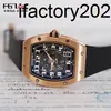 Men Miersrichs Watch Vs Factory Men TPT CASE RM067 GOLD DISC RM-067U1R2CARBON FIBER FALL