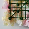Decoratieve Bloemen Bruiloft Kunstgras Decoratie Achtergrond Rose Muur Roze Zijde Rij Huis Tuin Decor Accessoires