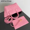 Totes Hobo Cabats Bag BottegVenets 7A Bolsa tejida Nube Mujeres de lujo Tejido Mini Lady Bolso Clásico Piel de oveja Cuero Picotin Beach Travel ShoppingWQW