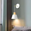 Lampa ścienna LED Skandynawii Nowoczesne sypialnia makaronowa nocna studia salon na schodach korytarza oświetlenie domowe