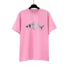 camiseta masculina tubarão palms angels camisa cidade feminina gráfico graffiti camisa urso amor peito carta anjos camisa moda jato de tinta unissex casal camiseta verão solto