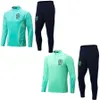 22-23 Brasilianische Fußballnationalmannschaft Hochwertige Herren-Trainingsanzüge mit Logo-Stickerei, Fußball-Trainingskleidung, Outdoor-Jogging-Shirt