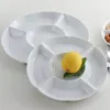 Dinnerware Sets Imitation Porcelain Melamine Tableware Appetizer Serving Tray Vegetable Platter Fruit