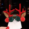 Haarschmuck 1 Paar Baby Mädchen Kinder Weihnachtsgeschenke Geweih Haarnadel Mädchen Lustige Ornamente Hirschohren Kopfschmuck Kinder Kopfbedeckung