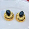 Stud Hiphop Rock Punk Rétro Géométrique Boucle D'oreille Goujons Boucle D'oreille Haut De Gamme Sentiment Plaqué Or Personnalité Boucles D'oreilles Exagérées Niche Lourd En Dh75K