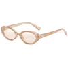 Sunglasses Anti-UV Glasses Retro Oval Women' European And American Fashion Star