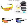 Lunettes de soleil Oakleies Oakly Okley Lunettes de cyclisme Sports de plein air Pêche Lumière polarisée coupe-vent et résistante au sable avec monture myopie 5 lentilles 0KOV