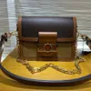 حقيبة مصممة Crossbody 10A عودة مرآة الأكياس الفاخرة الأكياس الكتف الجلدية الأصلية مع صندوق L027294O