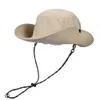 Hooded Sombrero Hat Men Women Summer Storable Camping Fisherman Sun Visor Hiking Waterproof Outdoor Travel Mountaineering Fish Cap Big Style