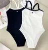 Costumi da bagno bikini firmati da donna 2023 Costume da bagno intero sexy a coste solido da donna Costume da bagno femminile a vita alta Abbigliamento da spiaggia estivo Nuoto Monokini11